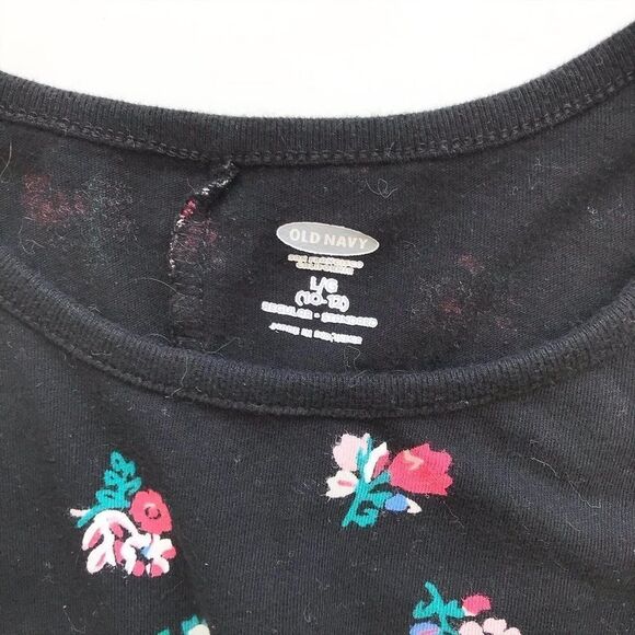 Old Navy floral print swing dress EUC LG(10-12Y) - Picture 3 of 4